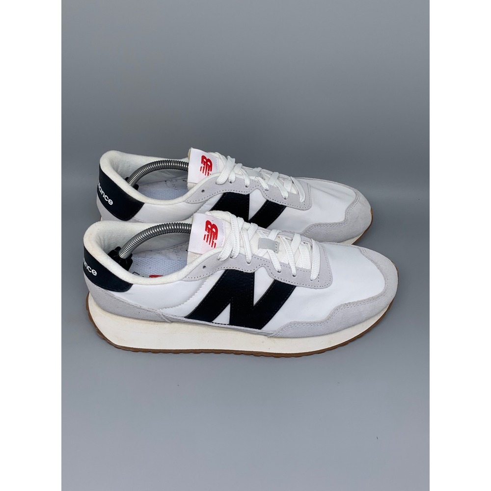 New Balance 237 White Black Grey Running Shoes MS237CI Men's Sz 11